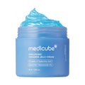 Medicube Hyaluronic Ceramide Jelly Cream 50 ml, pot de crème gel hydratante, vu de face sur fond neutre