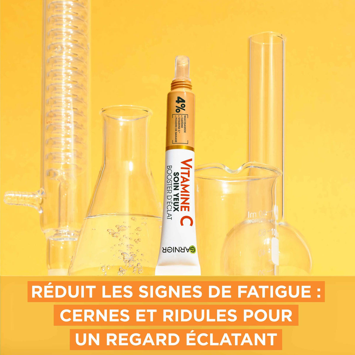 Garnier Vitamin C soin yeux anti-fatigue contre les cernes, 15 ml