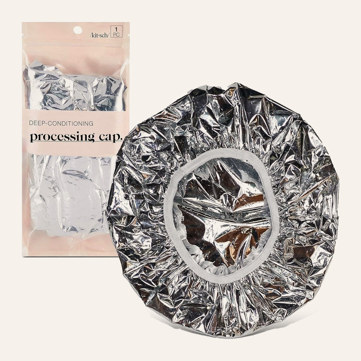 Kitsch bonnet thermique en aluminium pour soins profonds