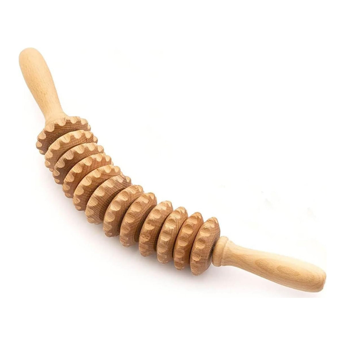 Tuuli Rouleau de madérothérapie en bois, photo du produit seul sur fond blanc