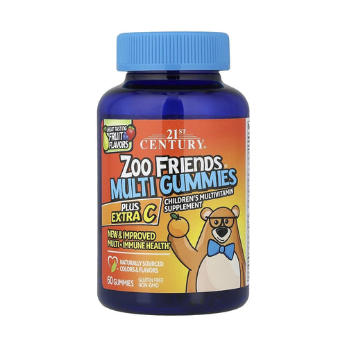 21st Century Zoo Friends Multivitamines en gommes 60 gommes