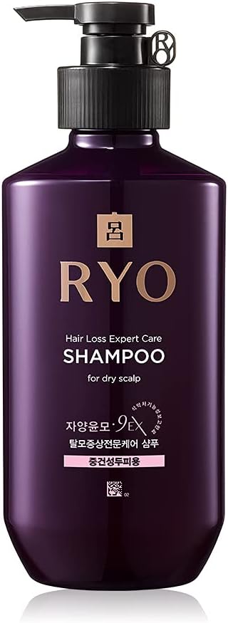 Ryo shampooing anti-chute cuir chevelu normal à sec 400 ml