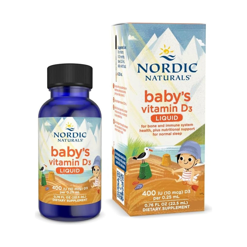 Nordic Naturals vitamine D3 liquide pour bébé, 22,5 ml