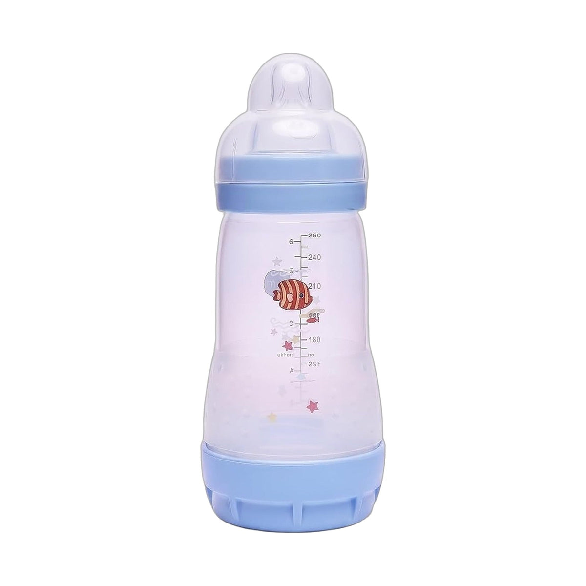 MAM Easy Start biberon anti-colique 260 ml (débit 2) / Bleu