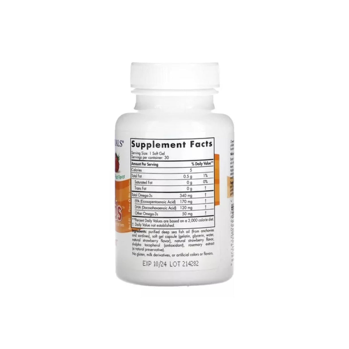 Nordic Naturals Daily Omega Kids oméga-3 EPA et DHA, goût fraise, 30 capsules