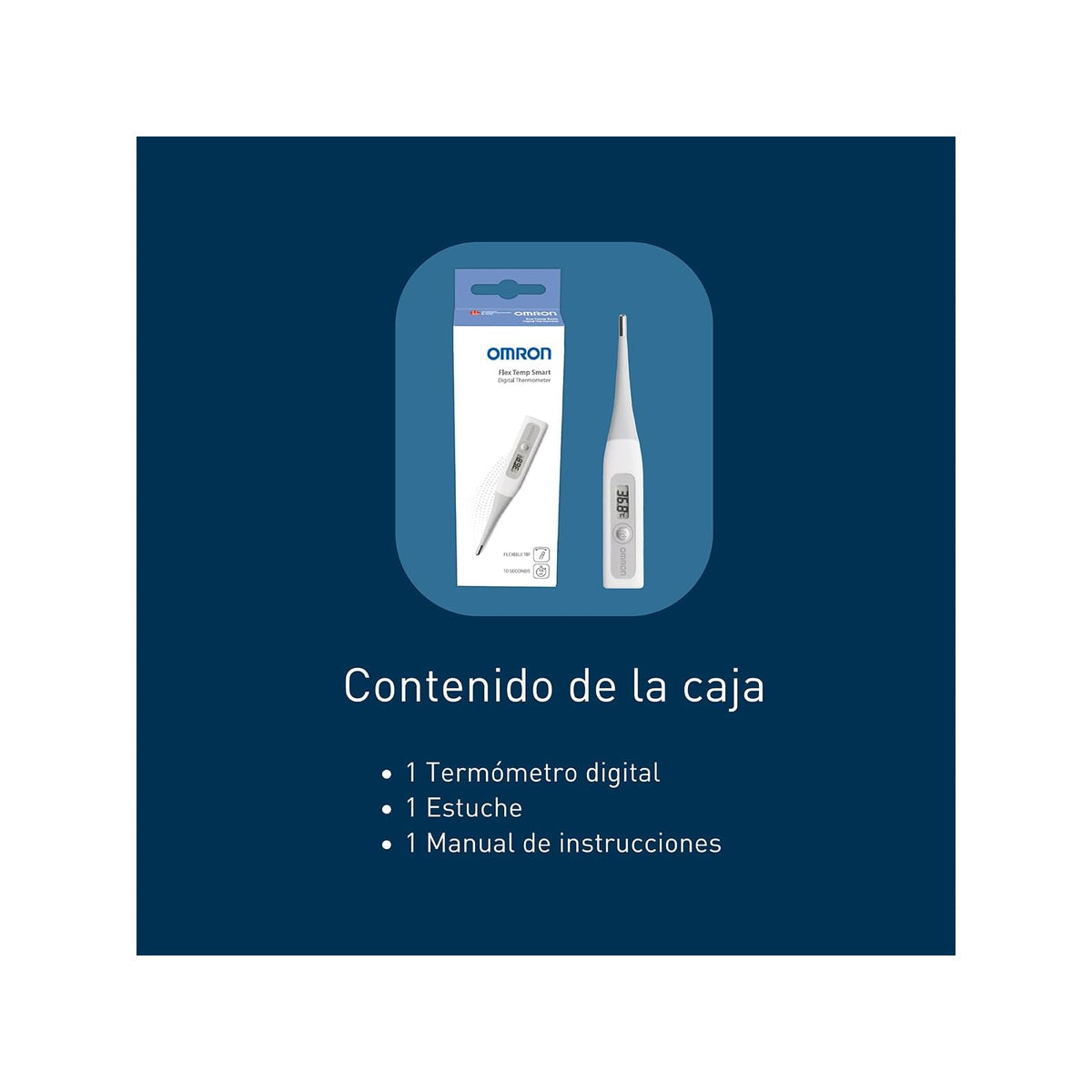 Omron Flex Temp thermomètre numérique, mesure en 10 secondes