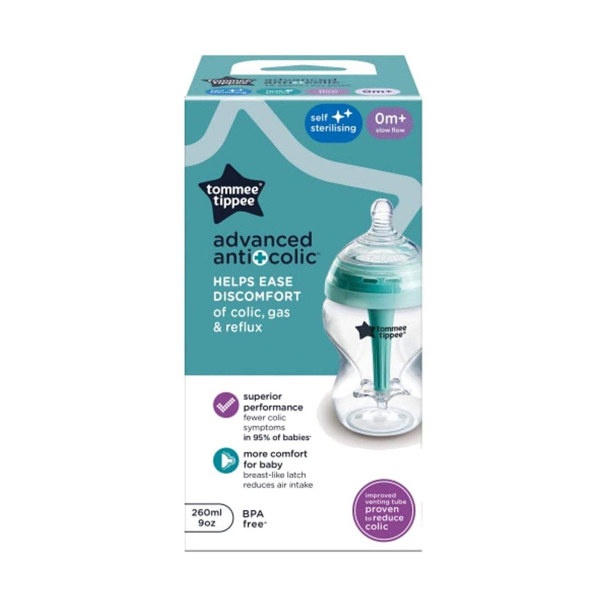 Tommee Tippee biberon anti-colique 260 ml