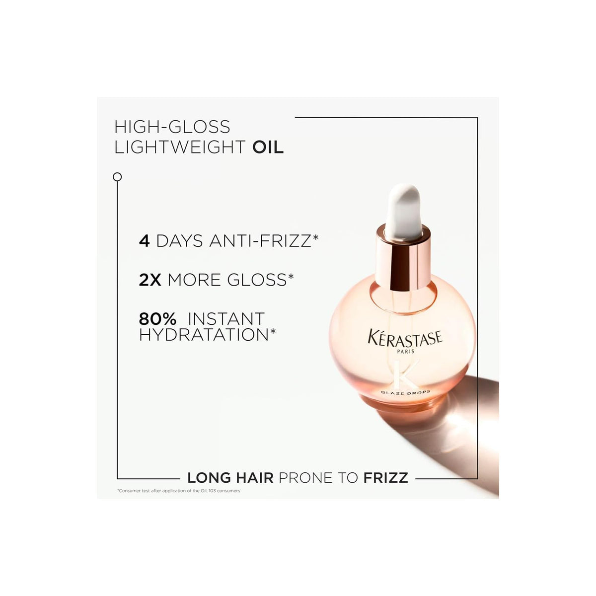 Kérastase Gloss Absolu Glaze Drops huile brillance anti-frisottis 45 ml