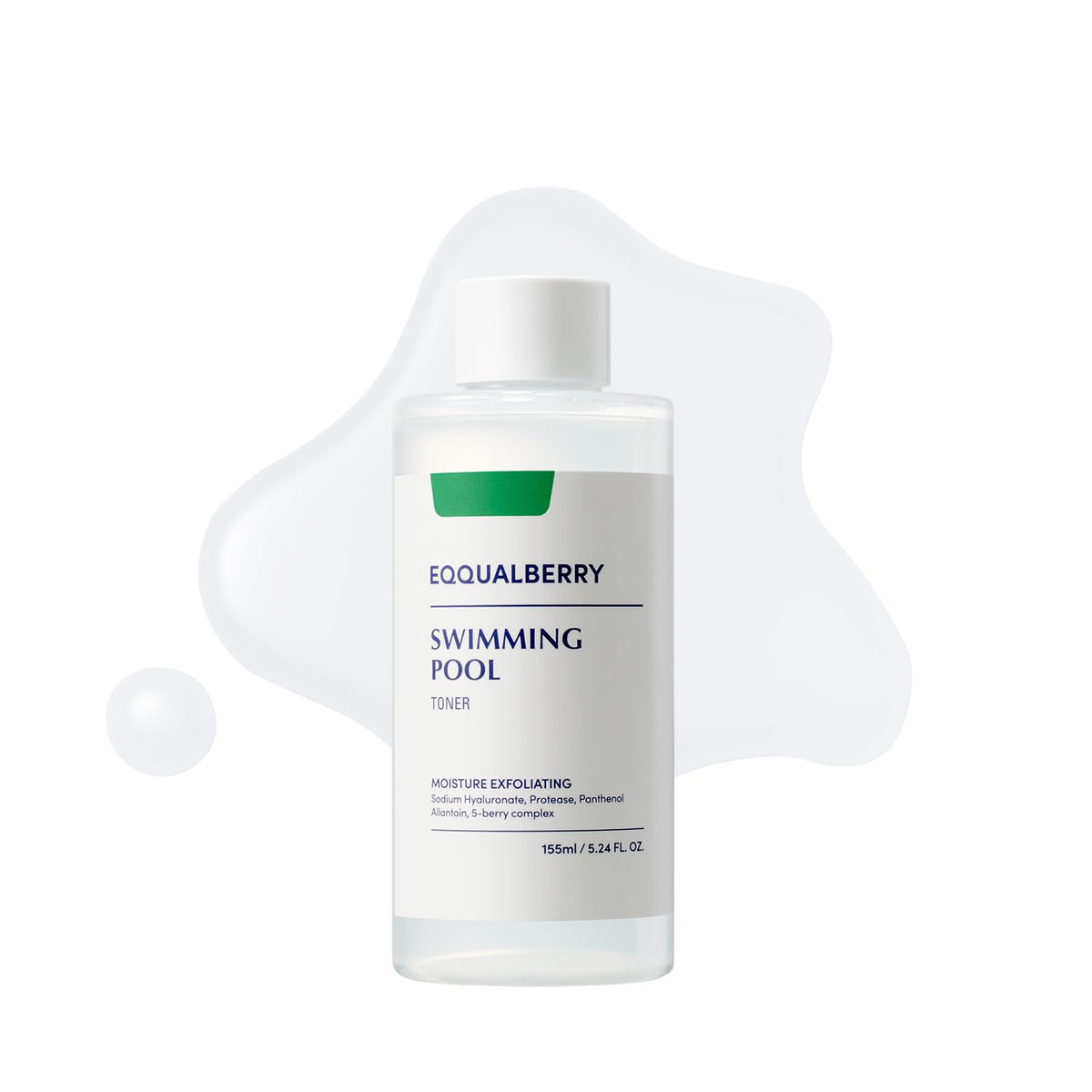 Eqqualberry Swimming Pool toner exfoliant doux à la protéase, 155 ml · photo 1