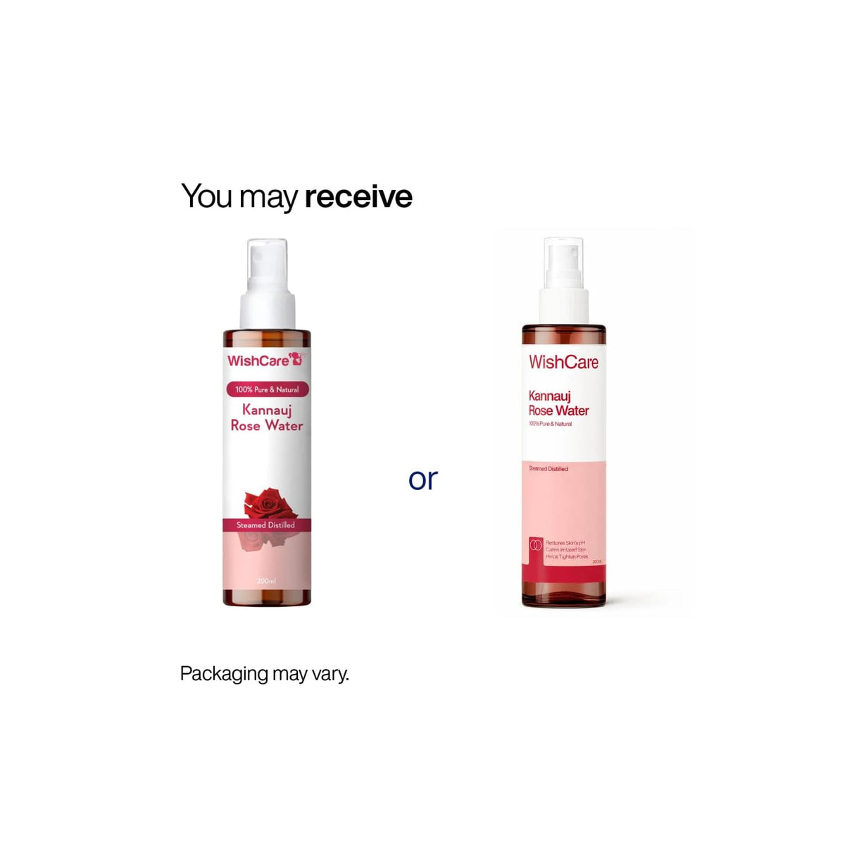 WishCare eau de rose pure en spray 200 ml