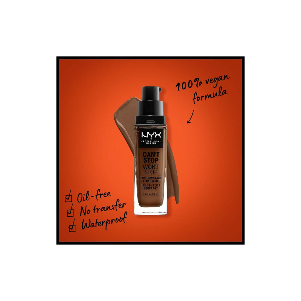 NYX Can't Stop Won't Stop Full Coverage Foundation 30 ml · photo 5