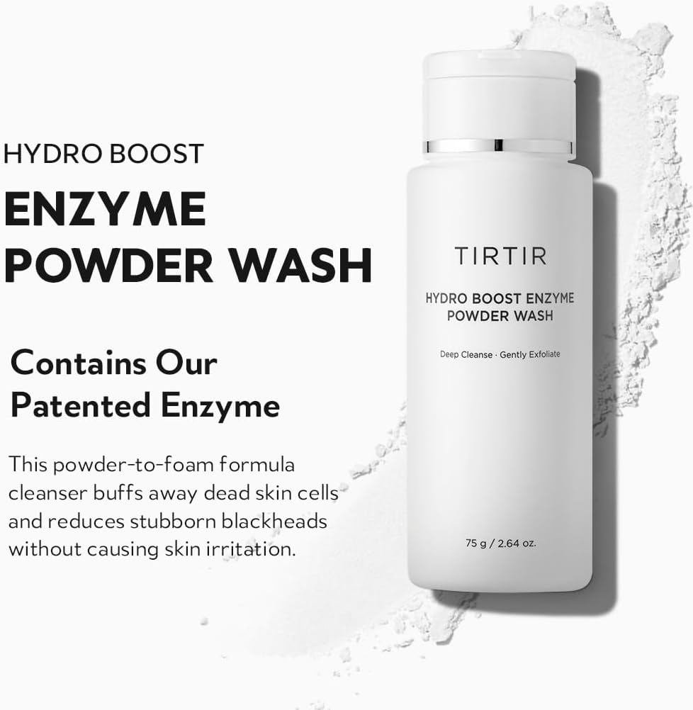 TIRTIR Hydro Boost nettoyant enzymatique en poudre, 75 g