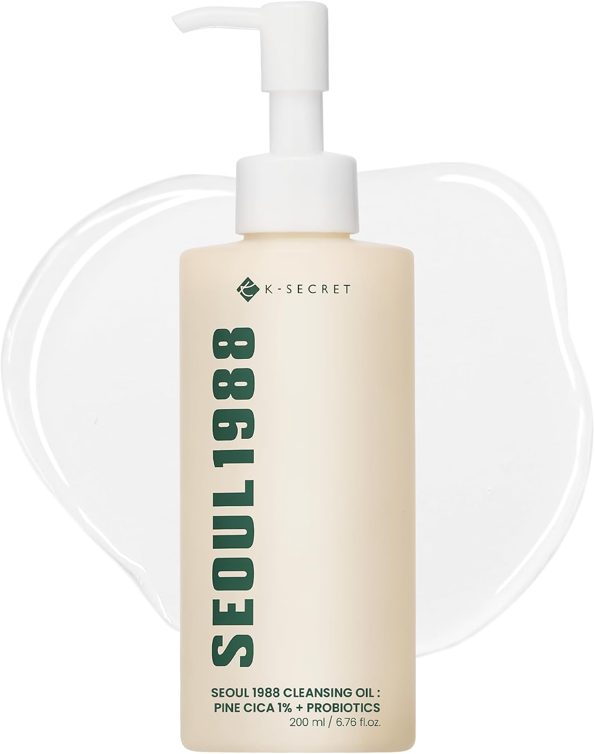 K-Secret Seoul 1988 huile nettoyante cica et probiotiques, 200 ml · photo 2