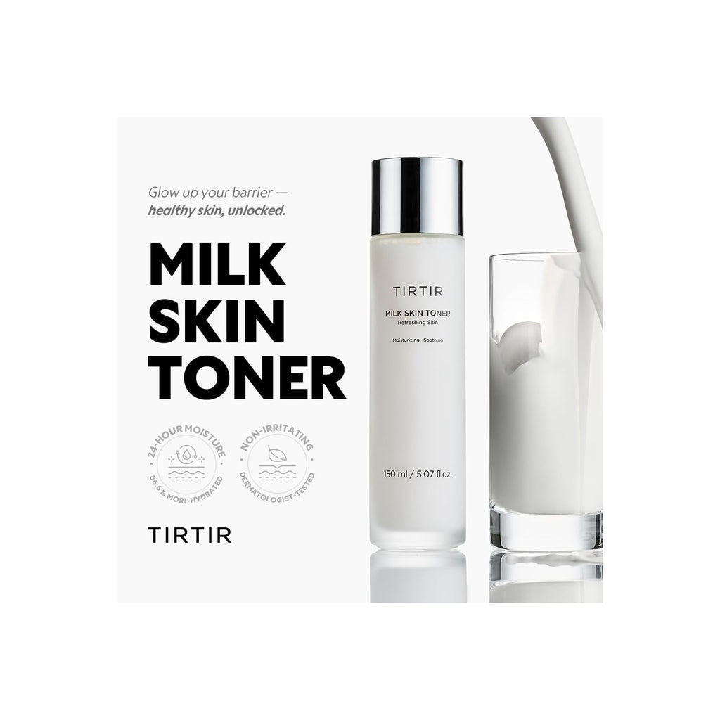 Tirtir Milk Skin toner hydratant au riz, 150 ml
