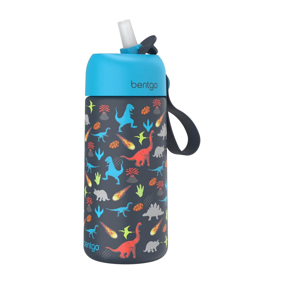 Bentgo gourde isotherme enfant motif dinosaures 413 ml
