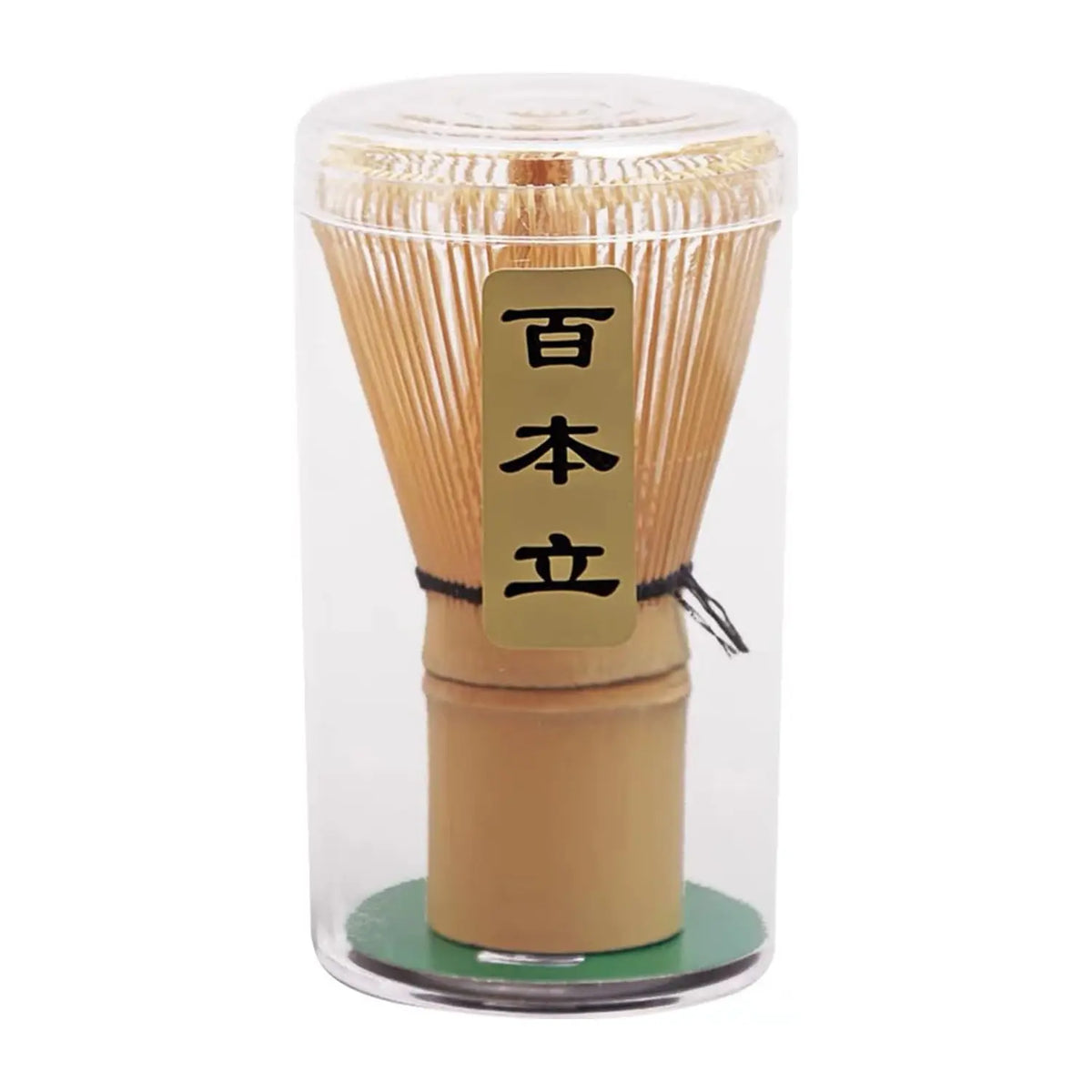 Fouet à matcha en bambou (chasen) 100 brins, photo du produit seul sur fond blanc