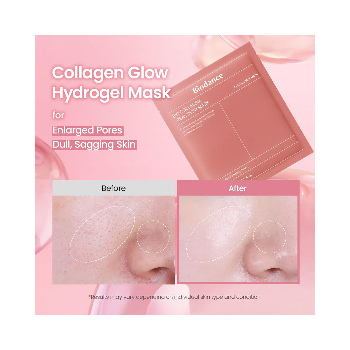 Biodance Bio-Collagen Real Deep masque de nuit, 4 masques