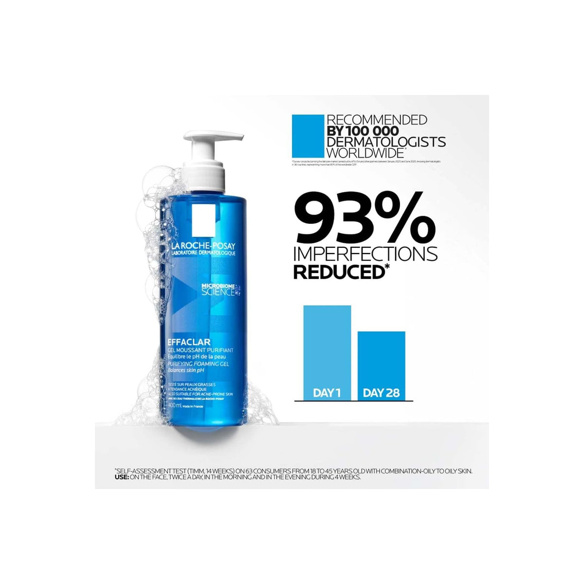 La Roche-Posay Effaclar gel moussant purifiant 400 ml