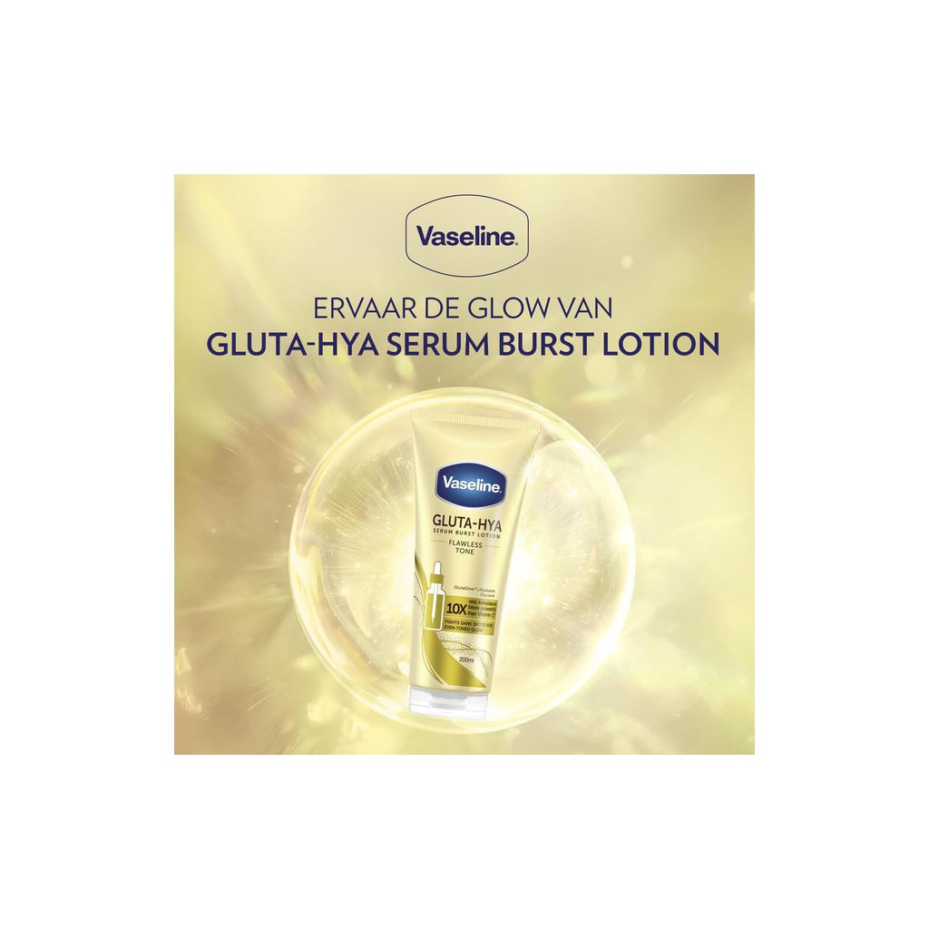 Vaseline Gluta-Hya lotion corps Flawless Tone anti-taches, 200 ml