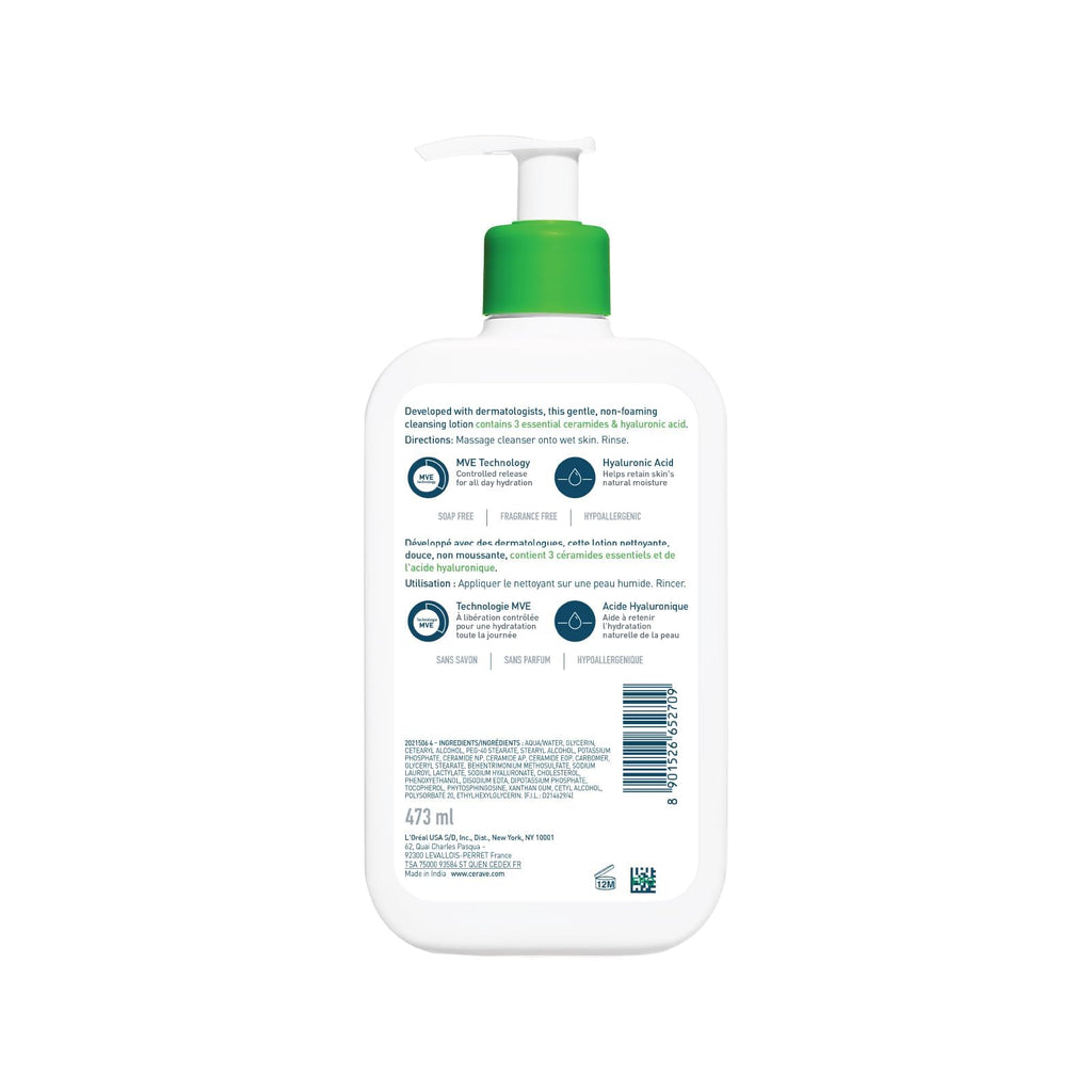CeraVe crème lavante hydratante 473 ml