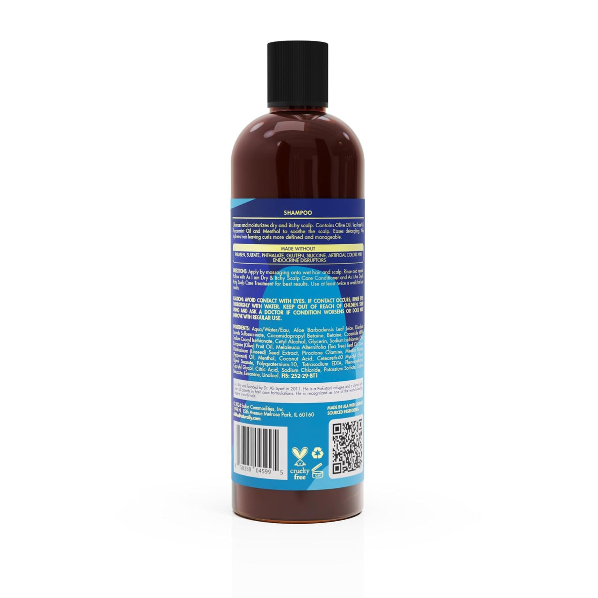 As I Am shampooing pour cuir chevelu sec et irrité 355 ml