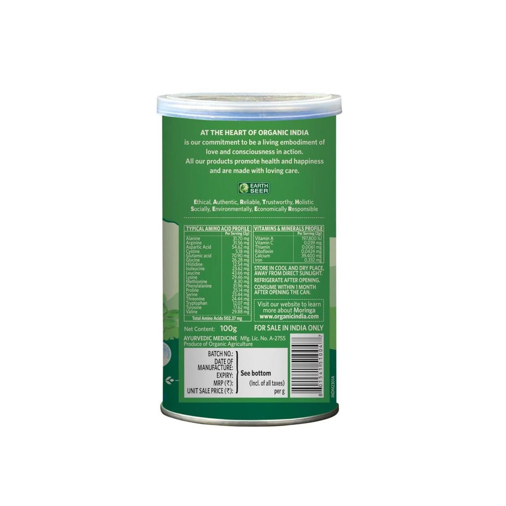 Organic India poudre de moringa bio 100 g