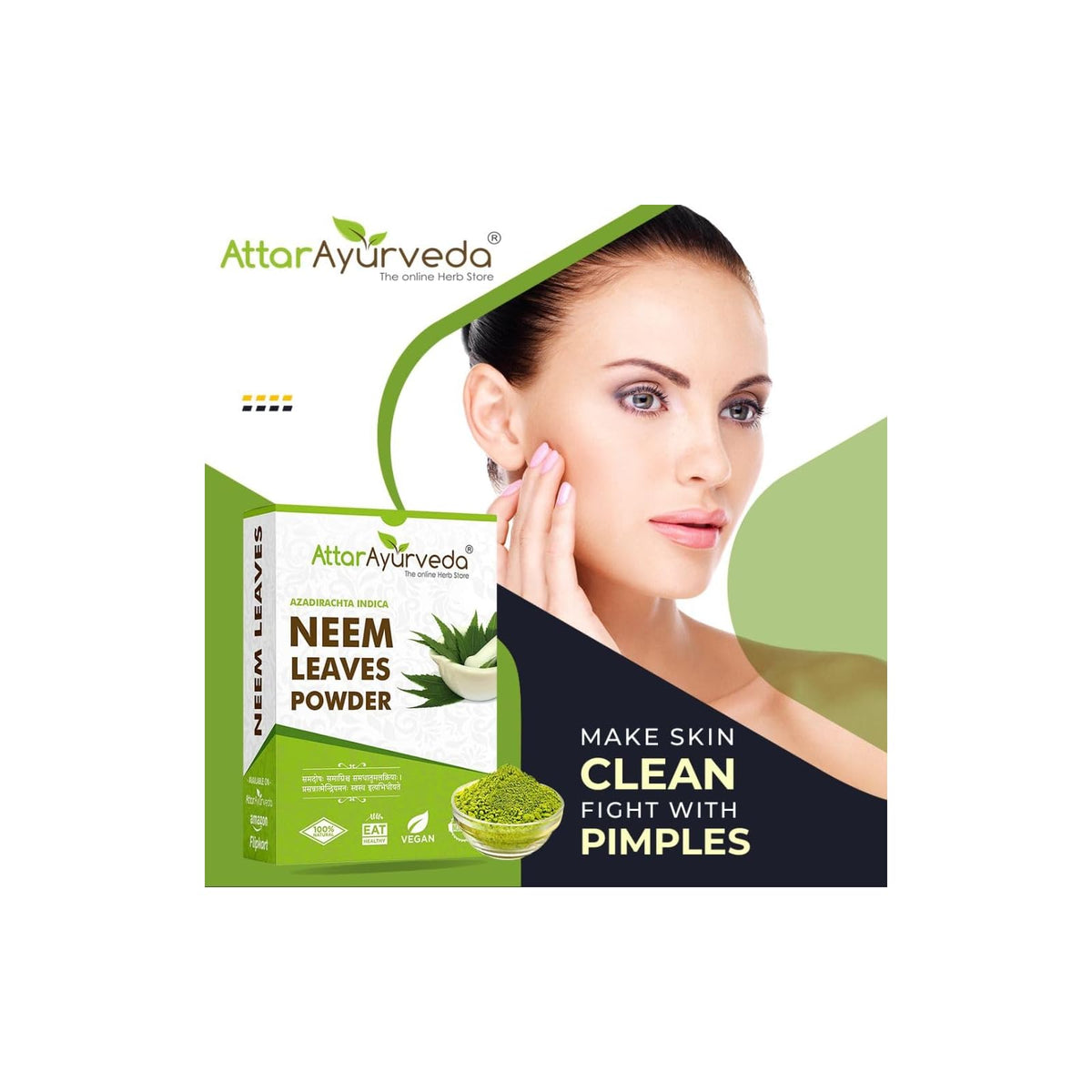Attar Ayurveda poudre de neem 200 g