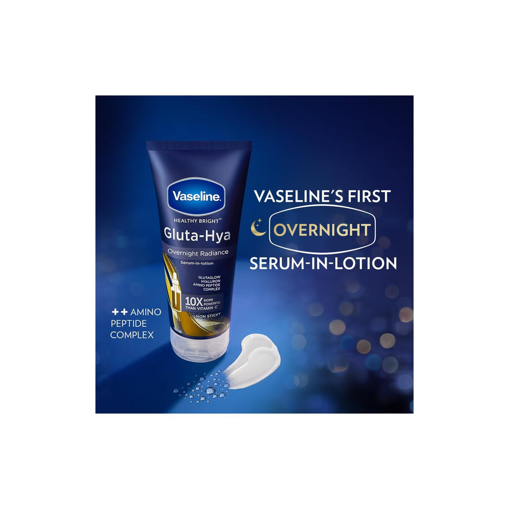 Vaseline Gluta-Hya lotion corps de nuit Amino Peptide, 200 ml