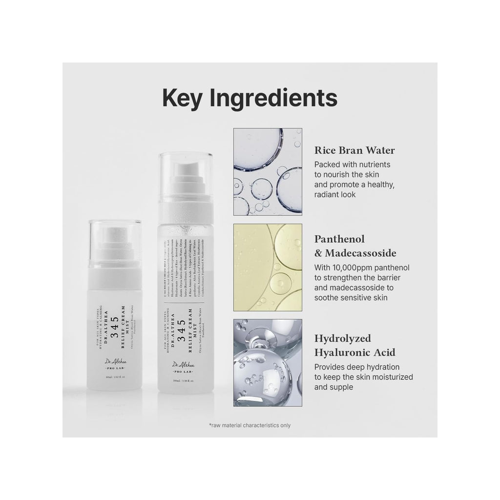 Dr.Althea 345 Relief brume crème apaisante, 60 ml