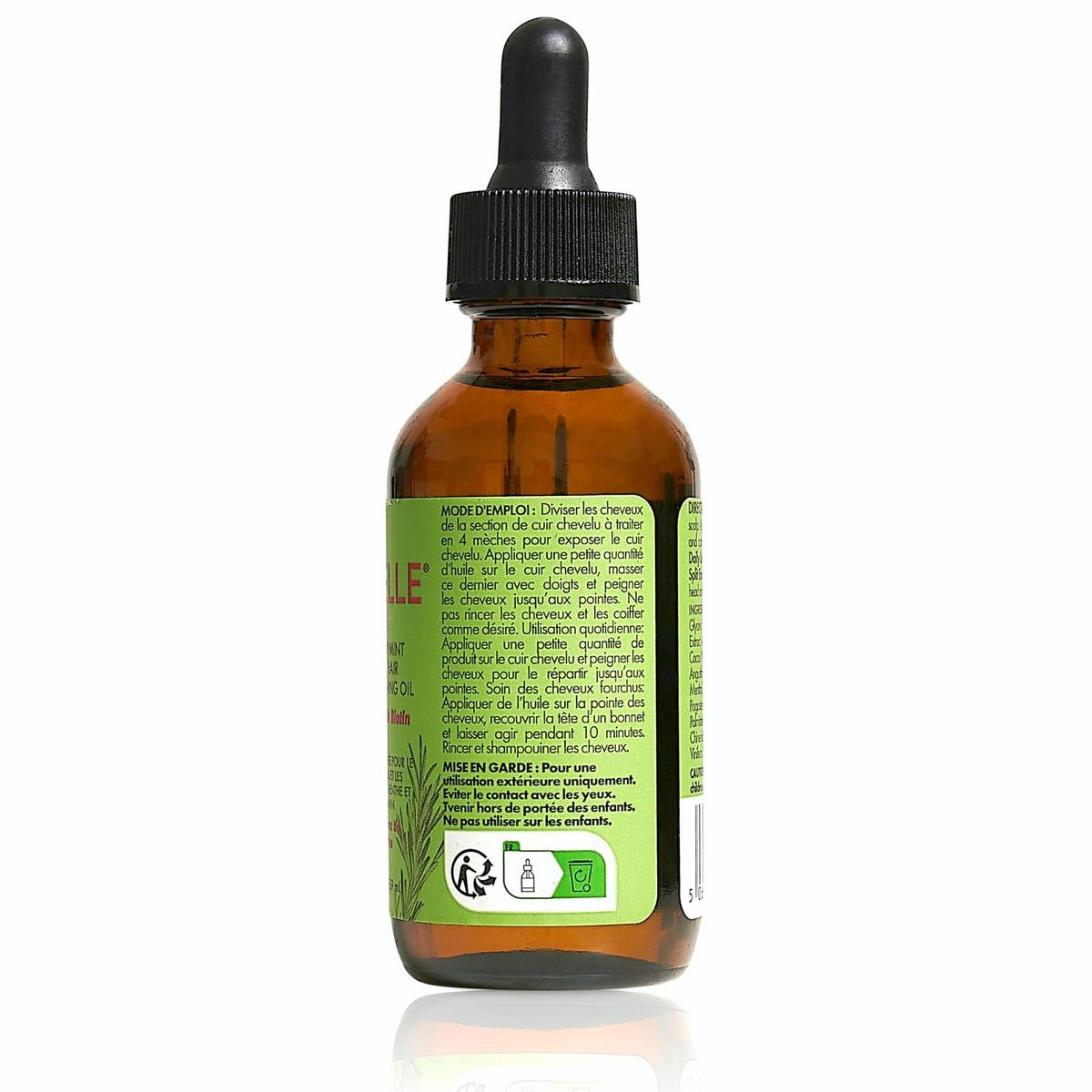 Mielle Rosemary Mint huile fortifiante cuir chevelu et cheveux 59 ml
