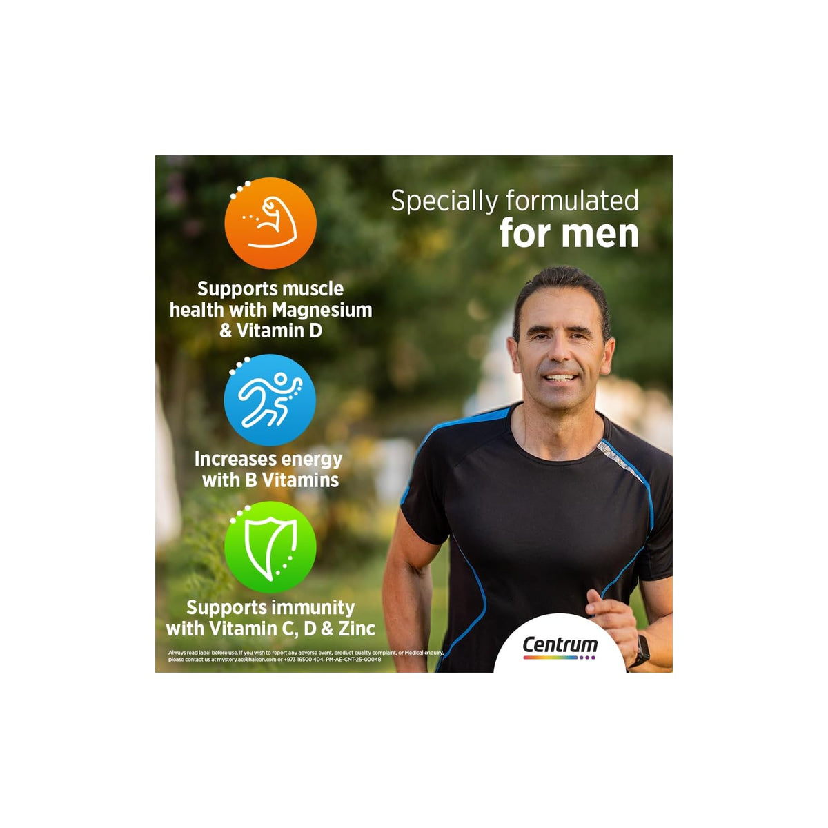 Centrum Men multivitamines, 30 comprimés