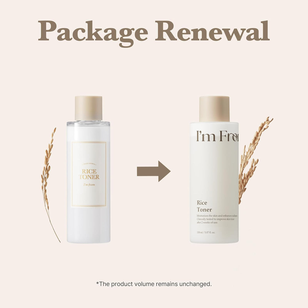 I'm From Rice toner, 150 ml