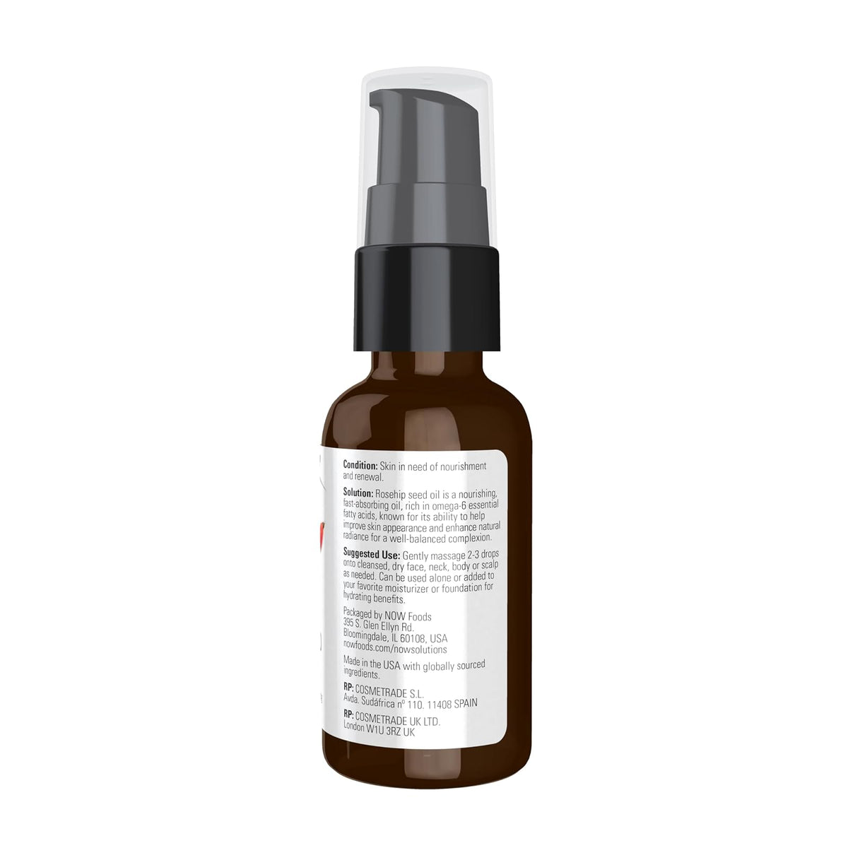 NOW Solutions huile de rose musquée pure