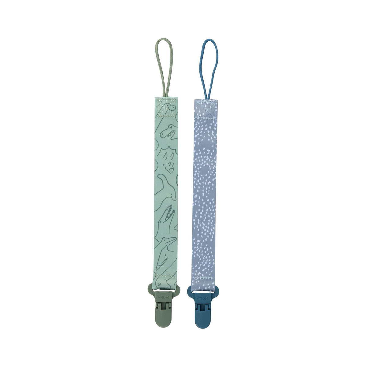 Nuby Pacifinder attache-tétine, lot de 2