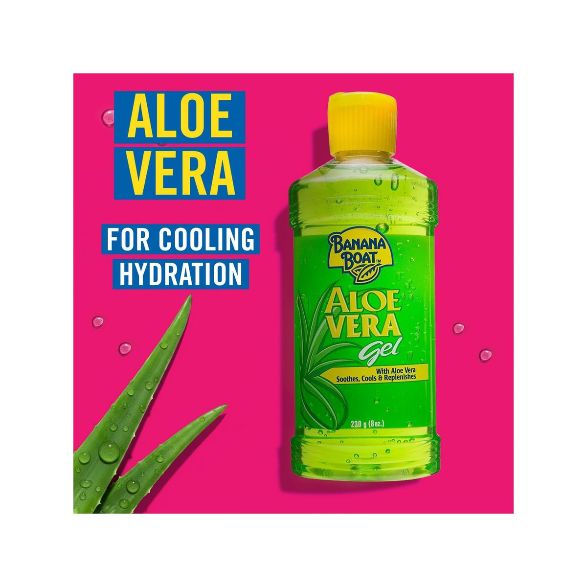 Banana Boat gel d'aloe vera après-soleil 230 g