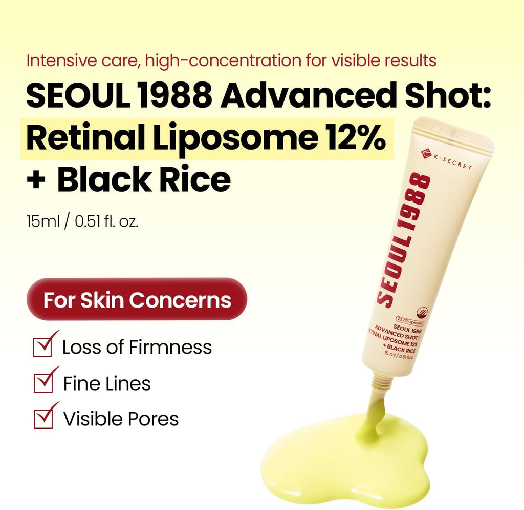 K-Secret Seoul 1988 Retinal Advanced Shot sérum rétinal 12 %, 15 ml · photo 3