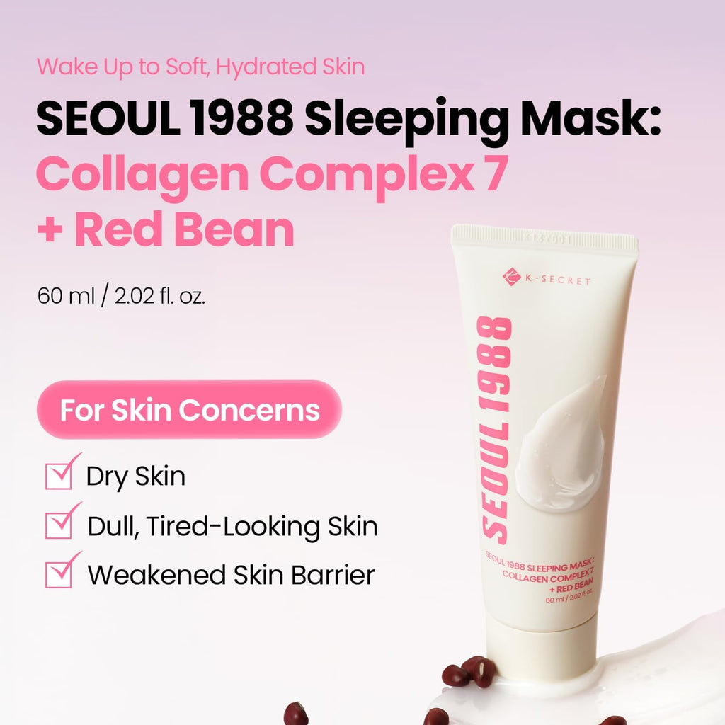 K-Secret Seoul 1988 masque de nuit au collagène, 60 ml · photo 3