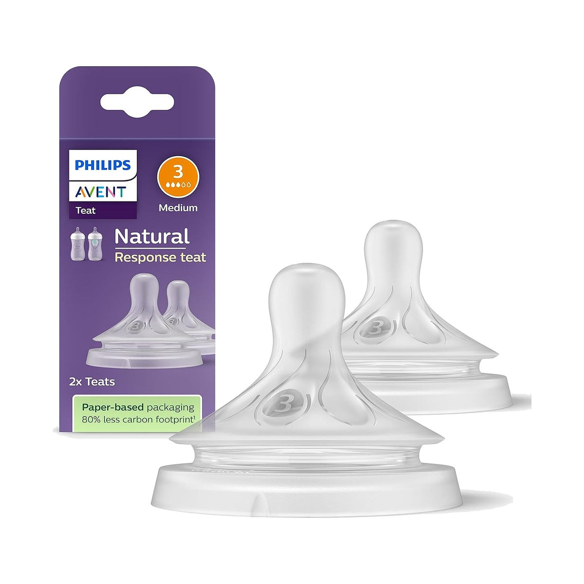 Philips Avent Natural Response tétines lot de 2 Débit 3 (dès 1 mois)