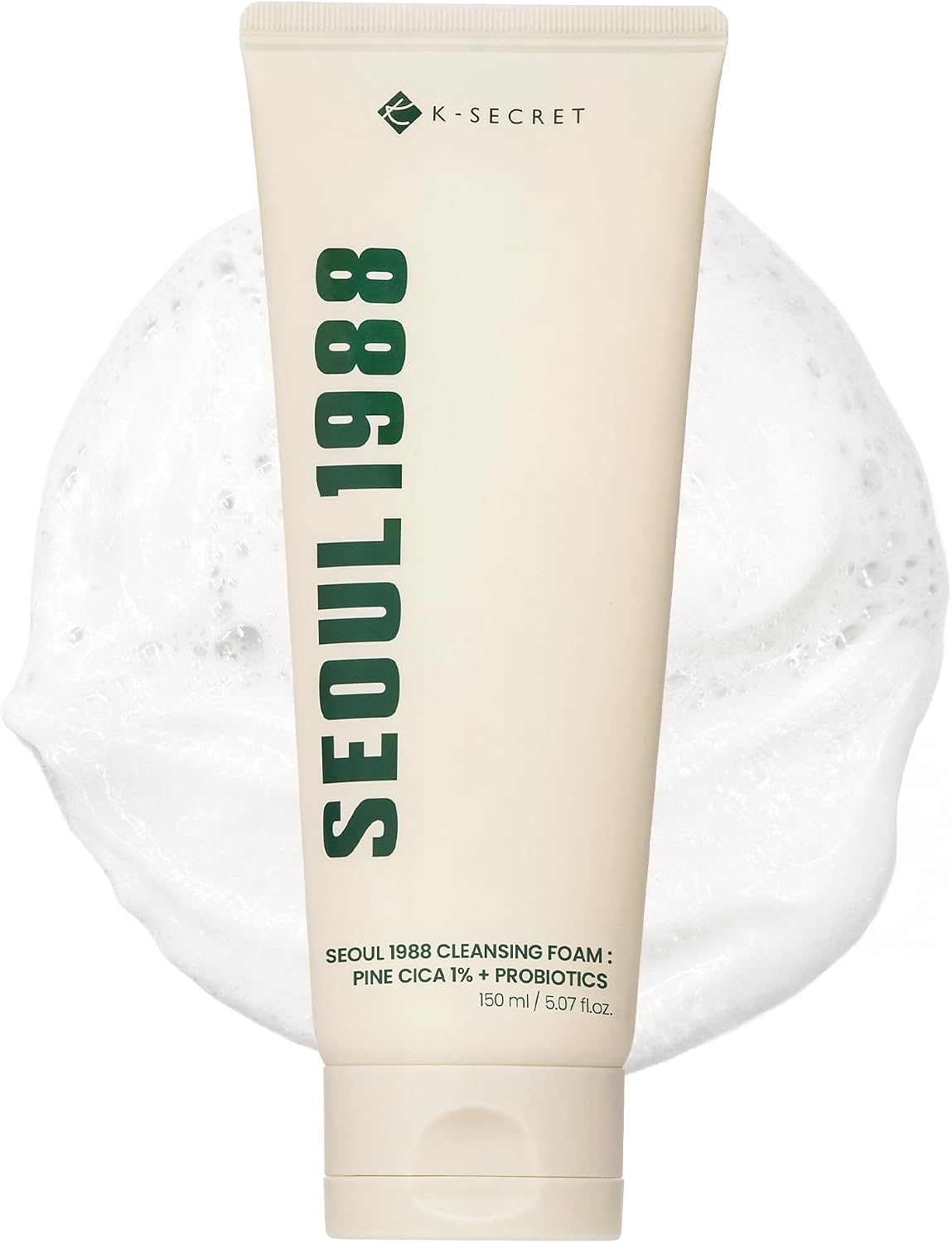K-Secret Seoul 1988 mousse nettoyante cica et probiotiques, 150 ml · photo 2
