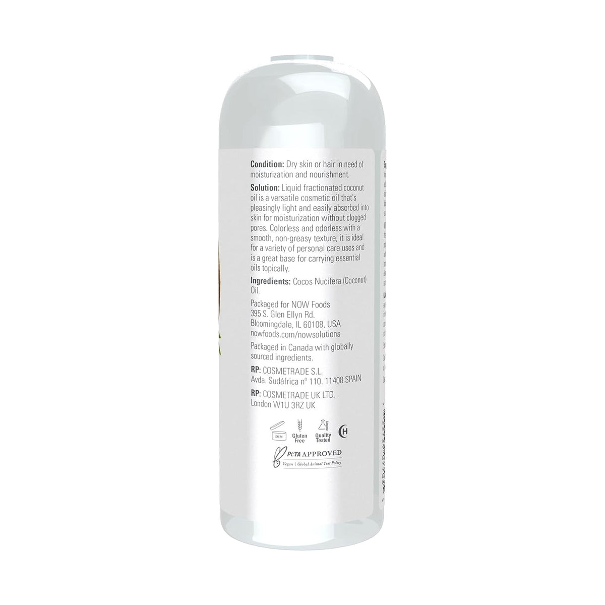 NOW Solutions huile de coco fractionnée