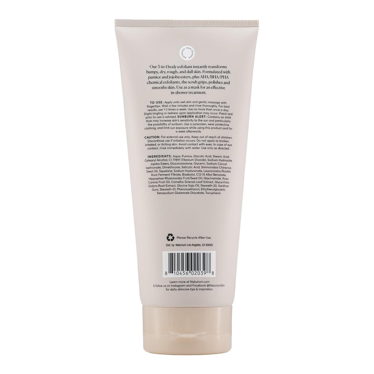 Naturium KP gommage-masque corps kératose pilaire 236 ml