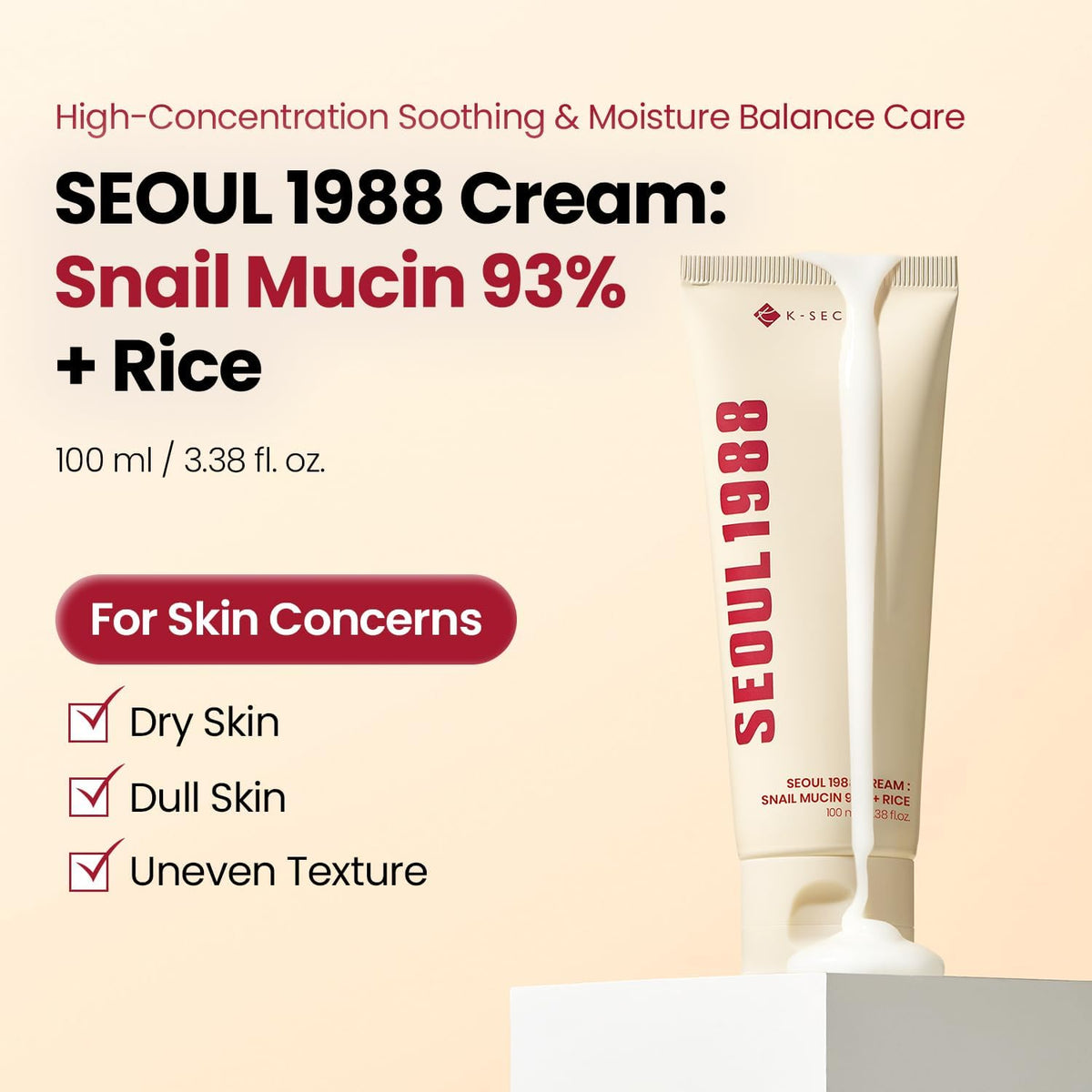 K-Secret Seoul 1988 crème à la mucine d'escargot 93 %, 100 ml · photo 3