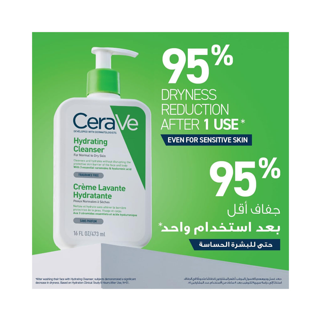 CeraVe crème lavante hydratante 473 ml