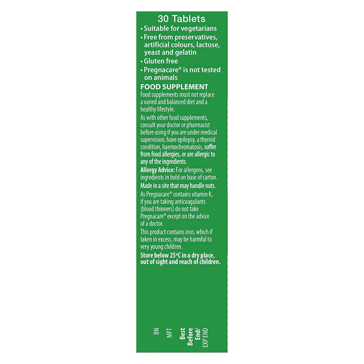 Vitabiotics Pregnacare Original multivitamines grossesse