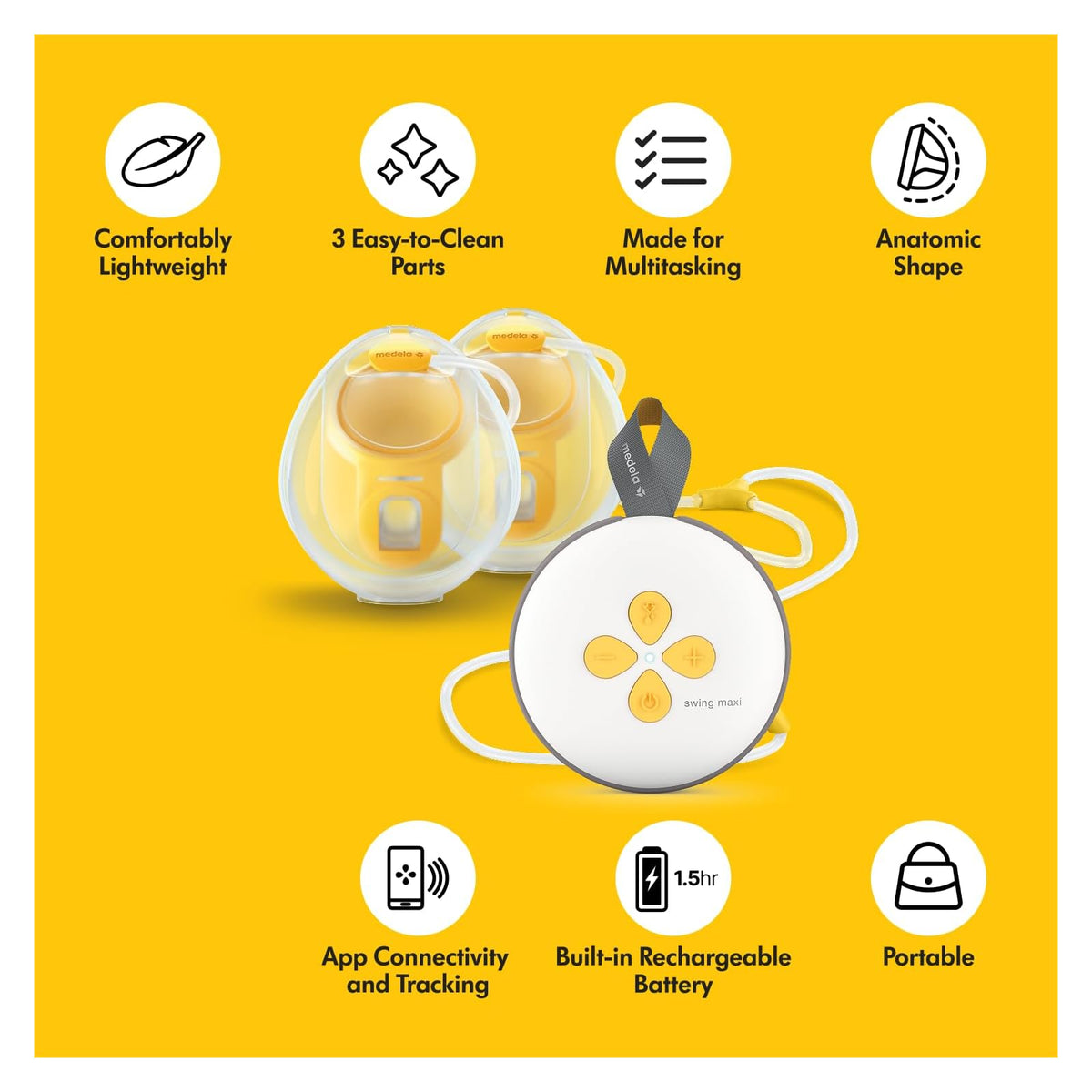 Medela Swing Maxi tire-lait double mains libres