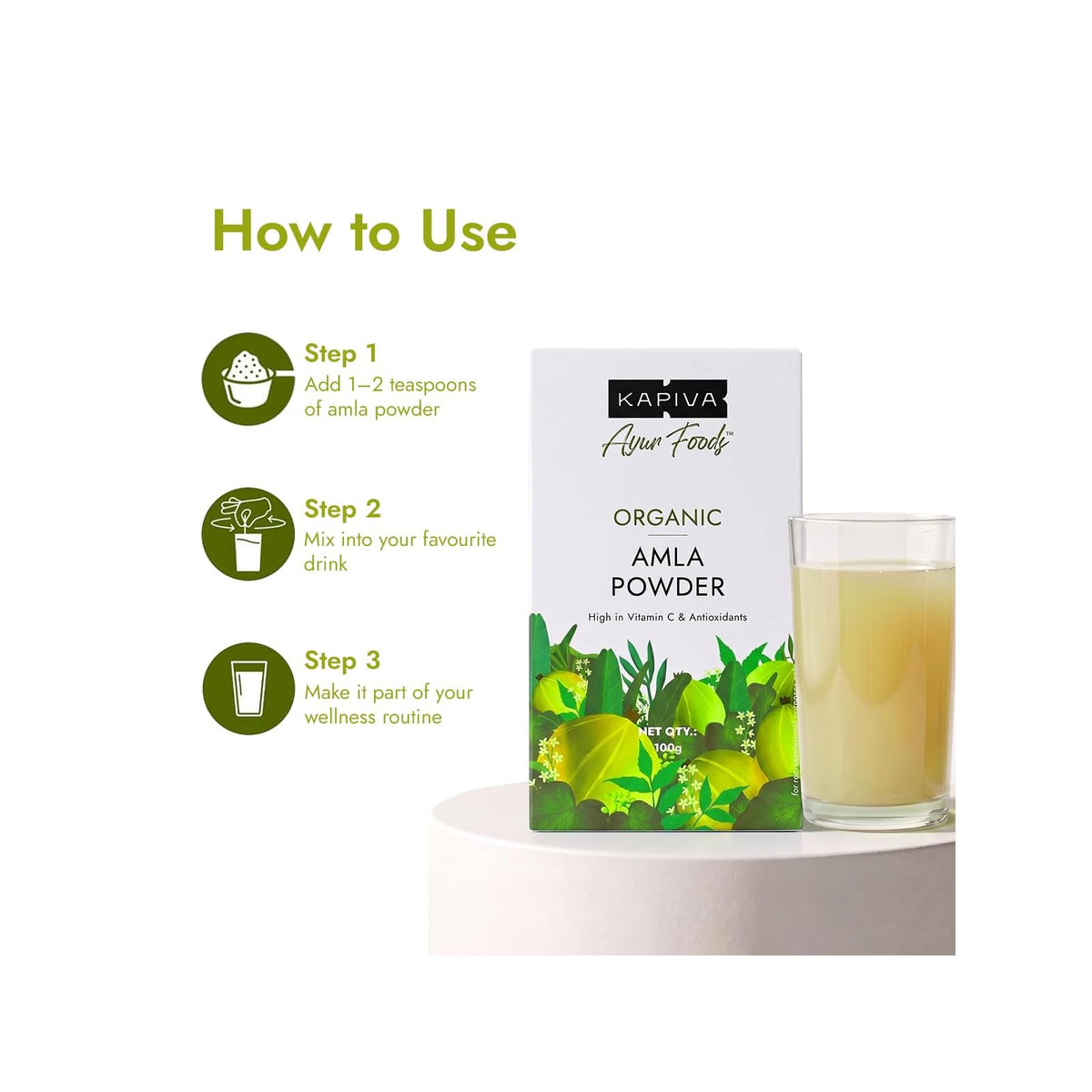 Kapiva poudre d'amla bio 100 g