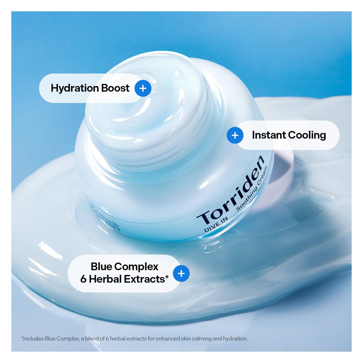 Torriden Dive-In crème apaisante à l'acide hyaluronique, 100 ml