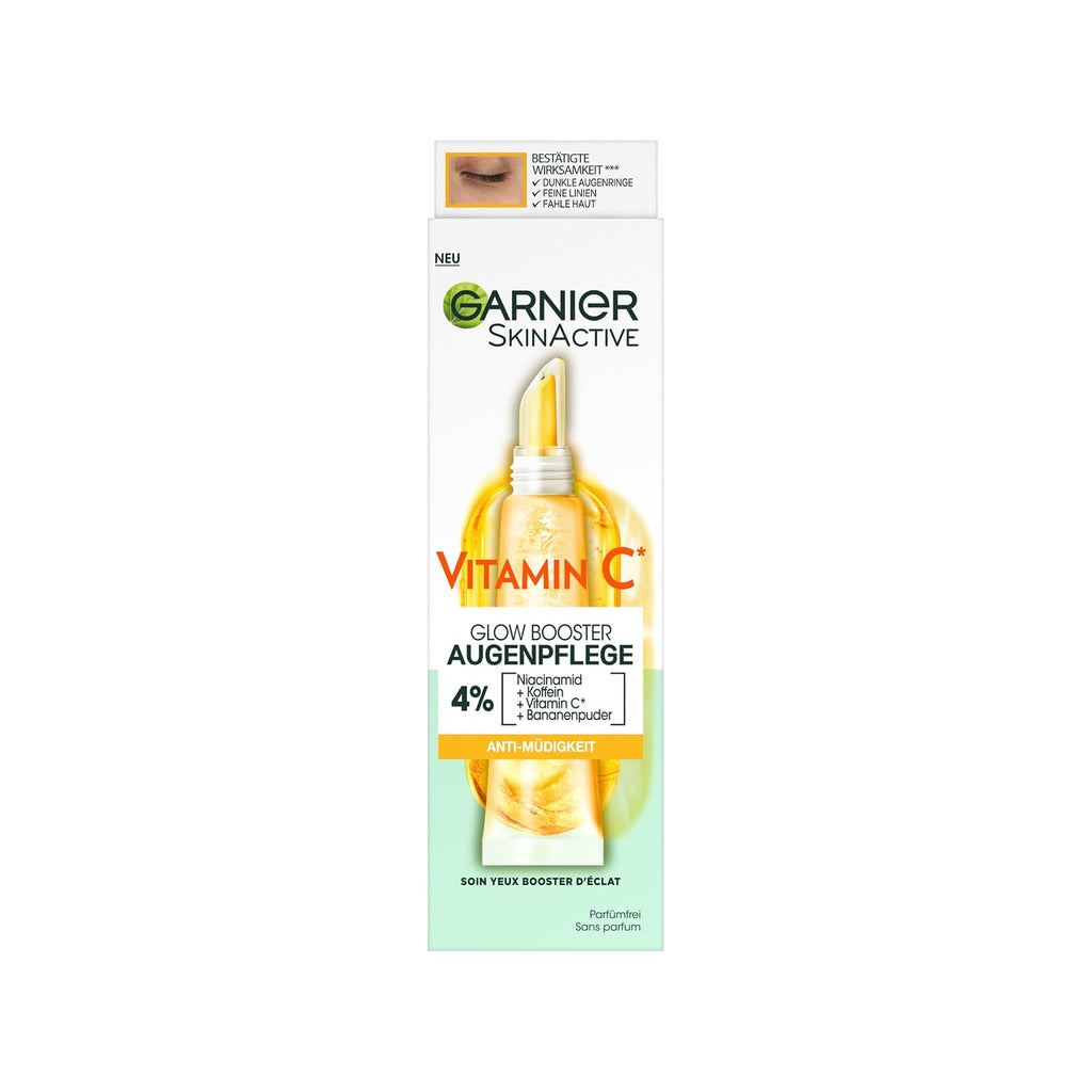 Garnier Vitamin C soin yeux anti-fatigue contre les cernes, 15 ml