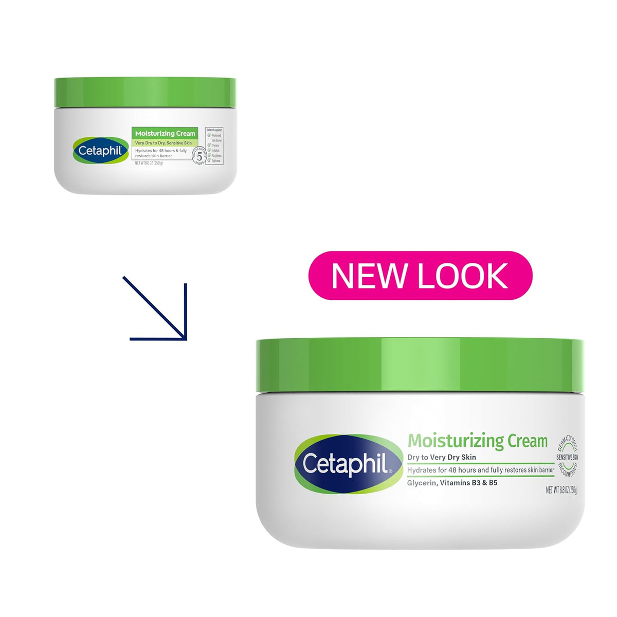 Cetaphil crème hydratante sans parfum 250 g