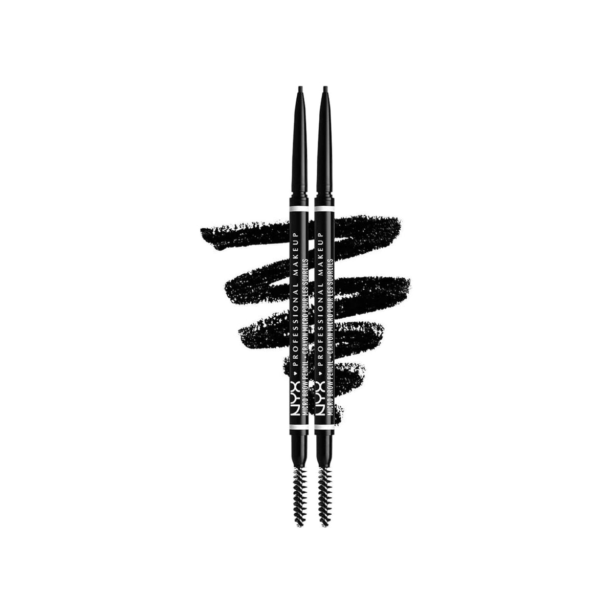 NYX Micro Brow crayon sourcils ultra fin, 0,09 g - Black
